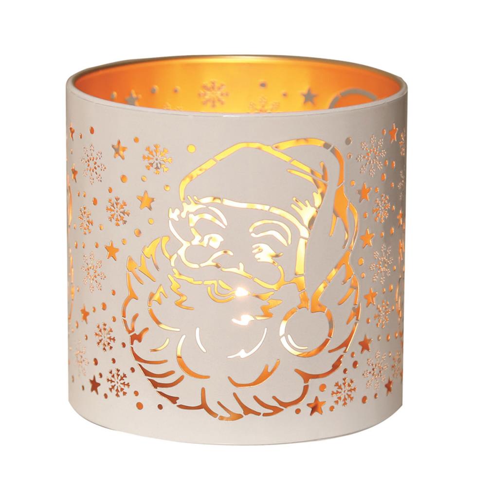 Aroma White & Gold Santa Jar Sleeve & Wax Melt Warmer Extra Image 2